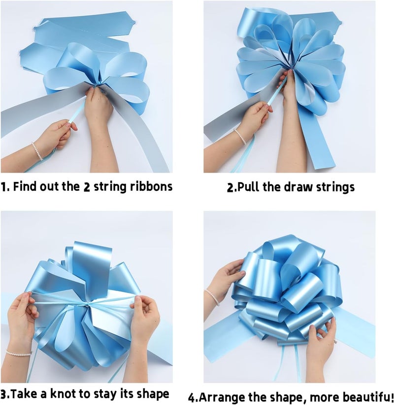 HCHENBOW 14 Inch Big Red Bow,1Pcs Big Bow for Present,Big Gift Bow for Appliances,Bikes,Table Decorations and Party Events Decoration - Image 3